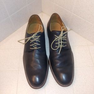Mens Cole Haan Navy Blue Leather Oxfords Size 11